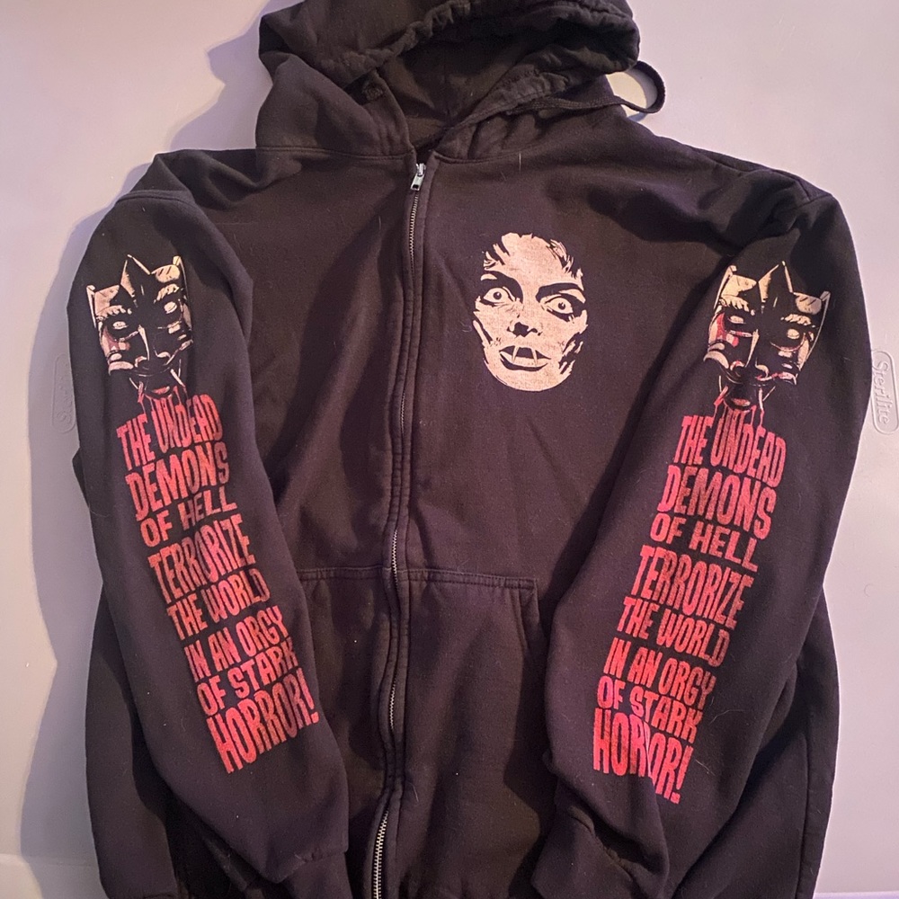 Black Sunday zip up hoodie! Mario Bava XXL.